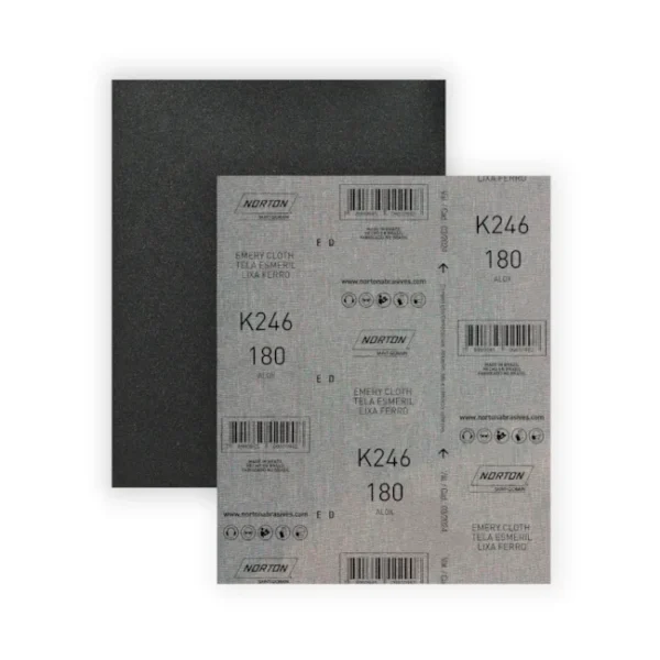Folha de lixa para ferros 225 x 275 mm K246 180 - Norton