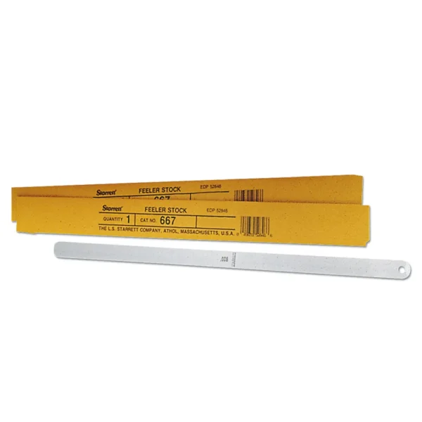 Calibrador de Folga em Lâmina 0,016'' Starrett 667-16 - 12x1/2"