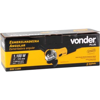 Esmerilhadeira angular 5", 1.100 W, 220 V~, EAV 1105, VONDER PLUS 60.01.115.220 - Imagem 3