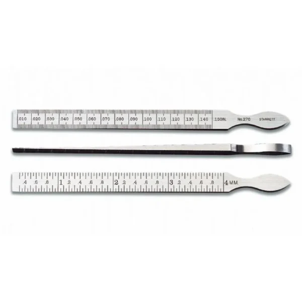 Calibrador Afilado com Capacidade de 0,3-4,0mm / 0,010-0,150" - Ref. 270 STARRETT